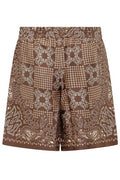 Amiri MA Check Printed Shorts