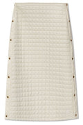 Moncler Square-Quilted Padded Midi Skirt