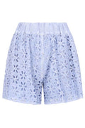 120% Lino Broderie Anglaise Shorts