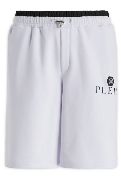 Philipp Plein Logo-Plaque Drawstring Track Shorts