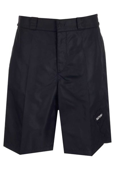 Valentino Garden Floral Embroidery Bermuda Shorts