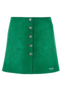 Prada A-Line Button Detailed Skirt