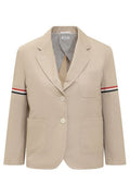 Thom Browne Single Breasted Cropped Jacket