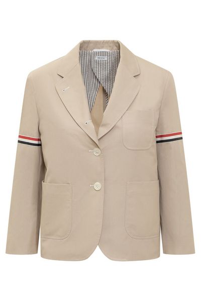 Thom Browne Single Breasted Cropped Jacket