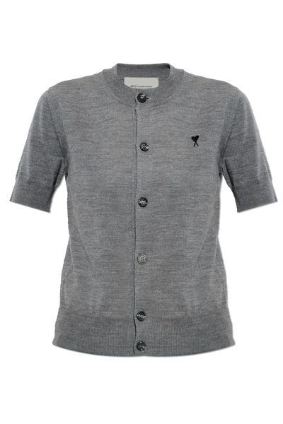AMI De Coeur Short-Sleeved Cardigan