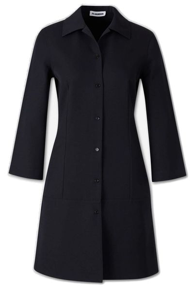 Jil Sander Long Buttoned Coat