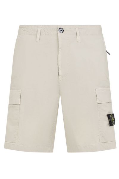 Stone Island Logo Patch Cargo Shorts