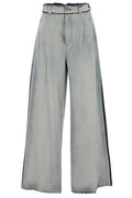 Maison Margiela Memory Wide-Leg Pleated Jeans