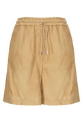 Loewe Drawstring Leather Shorts