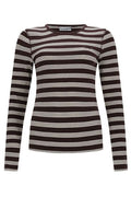 Ganni Mole Long-Sleeved Striped Top