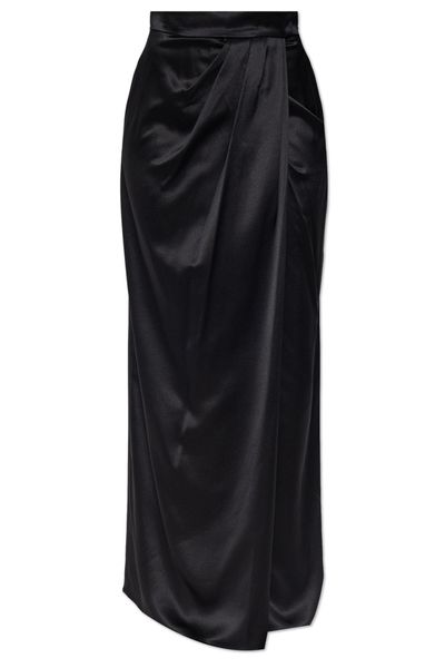 Max Mara Camera Draped Maxi Skirt