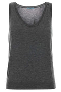 Prada Ribbed Knitted Tank Top