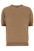 Prada Short Sleeved Crewneck Jumper
