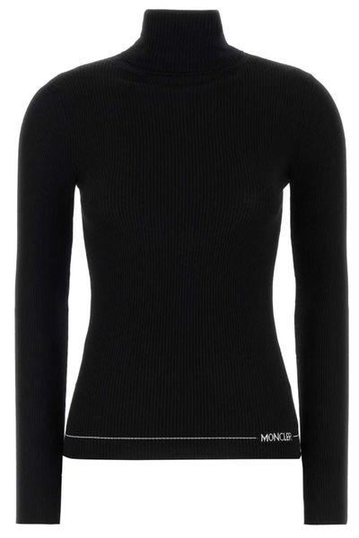Moncler Turtleneck Long Sleeved Knitted Top