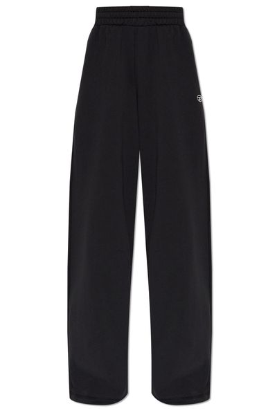 Diesel Logo Embroidered Elasticated Waistband Pants