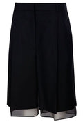 Róhe Sheer Hem Bermuda Shorts