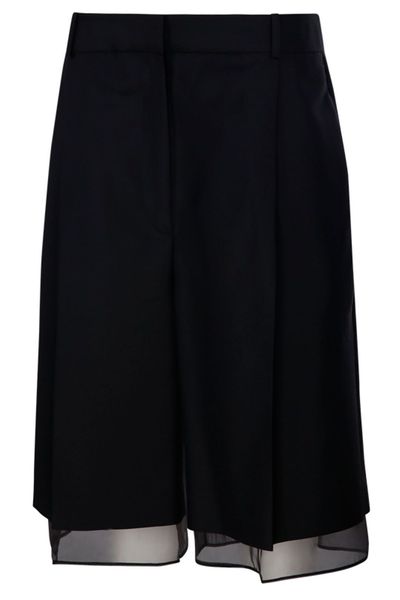 Róhe Sheer Hem Bermuda Shorts
