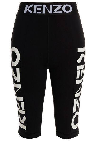 Kenzo Logo Printed Knee-Length Shorts