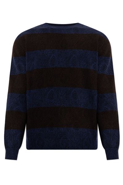 Etro Paisley Stripe Knitted Sweater