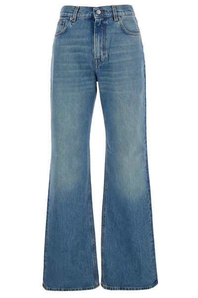 Haikure Logo Patch Wide-Leg Jeans