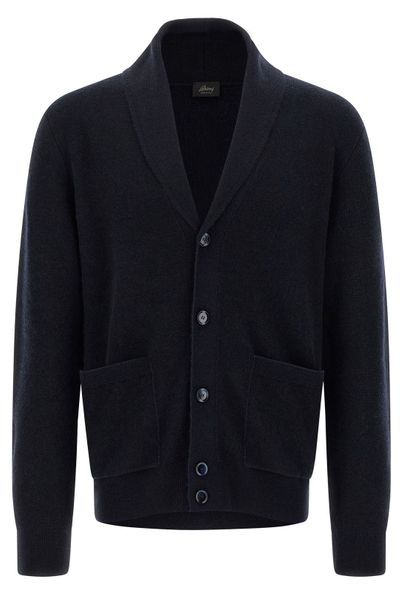 Brioni Shawl Collar Knitted Cardigan