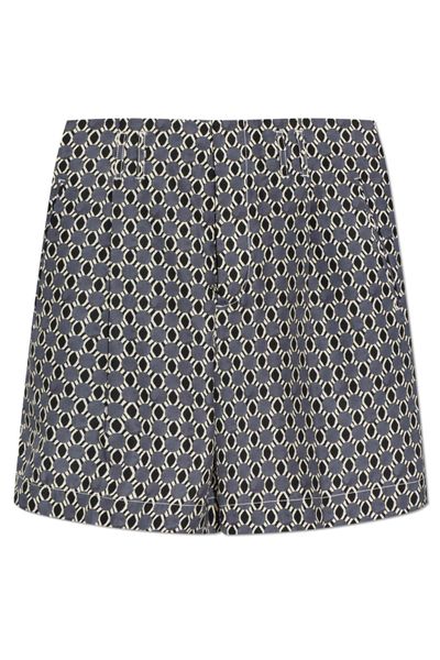 Lanvin Geometric Print Shorts