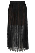 Self-Portrait Lace Midi Skirt