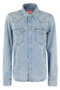 Diesel Long-Sleeved Denim Shirt