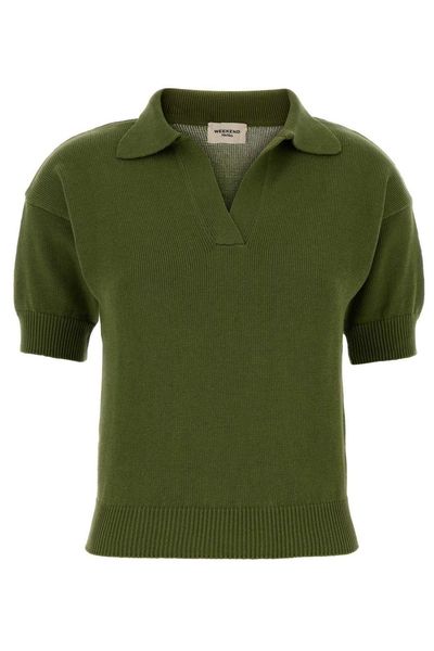 Weekend Max Mara Albero Short-Sleeve Knitted Top