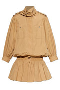 Chloé Detachable Scarf Detail Coat