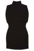 Alaïa Satin Knit Cinched Dress