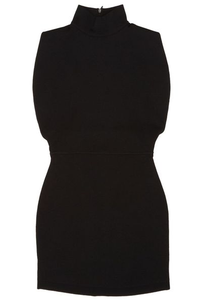 Alaïa Satin Knit Cinched Dress