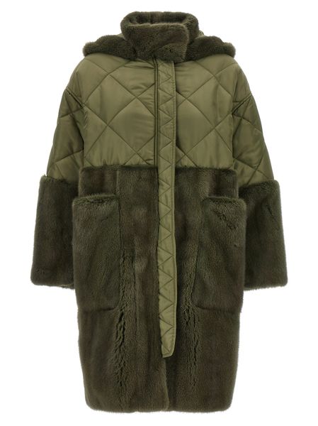Blancha Diamond Visone Longline Down Coat