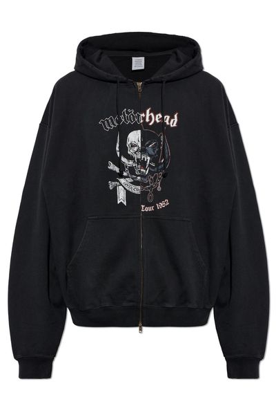 Vetements Graphic Printed Zip-Up Jacket