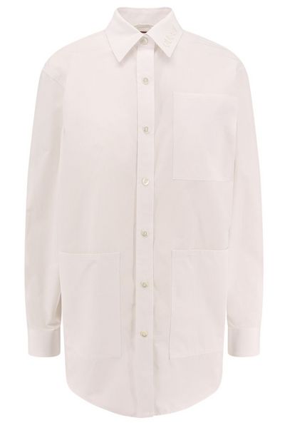 Gucci Collared Long-Sleeve Shirt