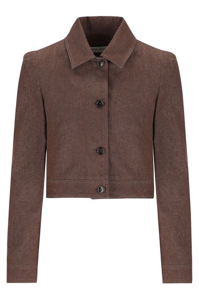 Max Mara Carpa Button-Up Cropped Jacket