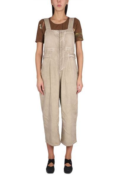 Uma Wang Distressed Straight Leg Jumpsuit