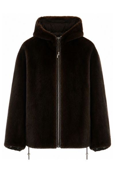 Yves Salomon Reversible Hooded Jacket
