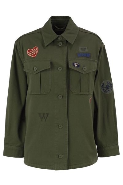 Weekend Max Mara Wkdrazza Patch Overshirt Jacket