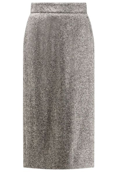 Dolce & Gabbana Back Slit Midi Skirt