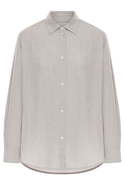 Totême Collared Long-Sleeve Shirt