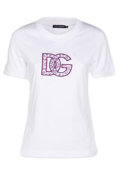 Dolce & Gabbana DG Embroidered Short-Sleeved T-Shirt