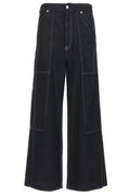MM6 Maison Margiela Wide-Leg Panelled Jeans