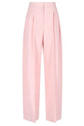 Alexander McQueen Pleat Detailed Wide-Leg Trousers