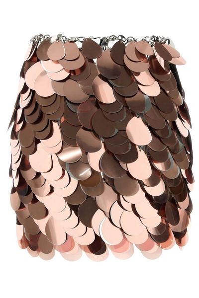 Rabanne Maxi Sequin Mini Skirt