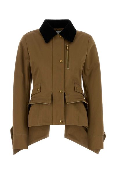Alexander McQueen Herringbone Kickback Jacket