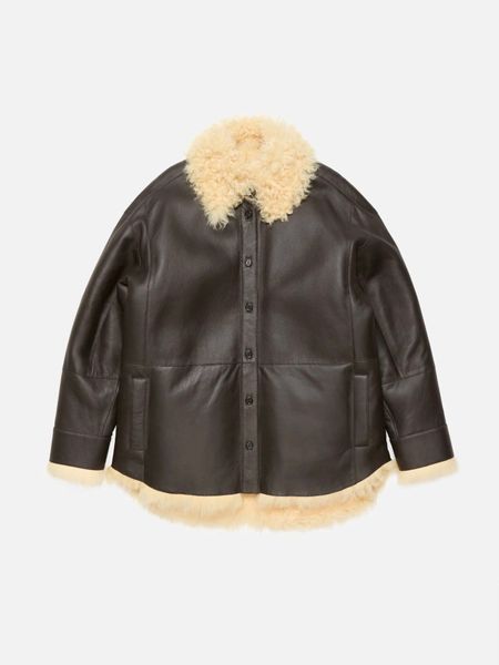 Acne Studios Shearling Shirt Jacket