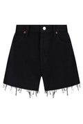 RE/DONE Raw-Hem Denim Shorts