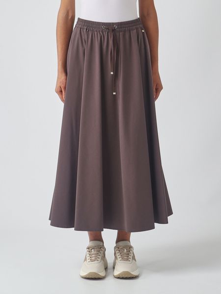 Herno Drawstring Flared Maxi Skirt
