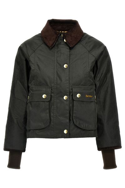 Barbour Cropped Beadnell Waxed Jacket